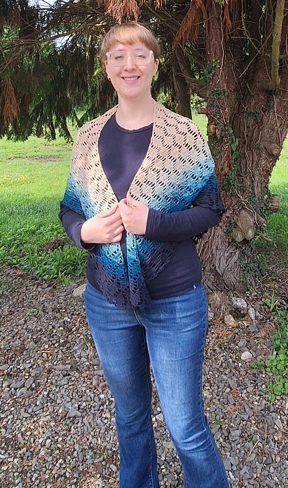 Shawl - Fall Leaves