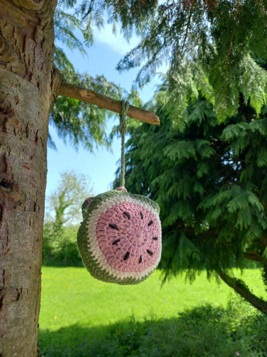 Watermelon Pouch Bag - Pink