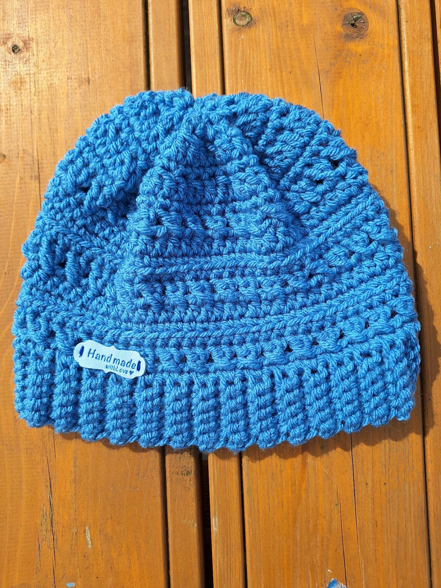 Crochet Beanie (Blue Ridges)