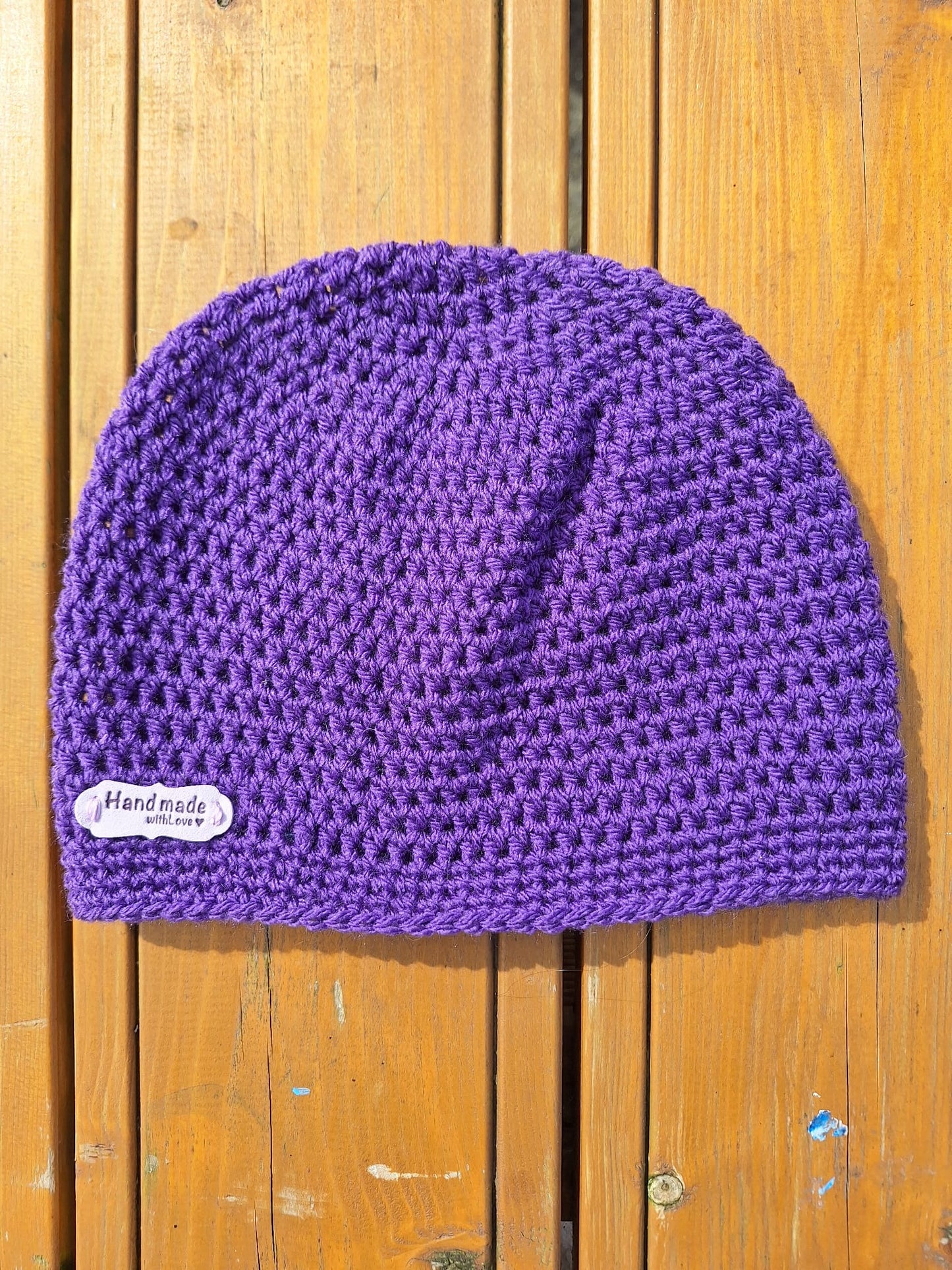 Crochet Beanie (Purple)