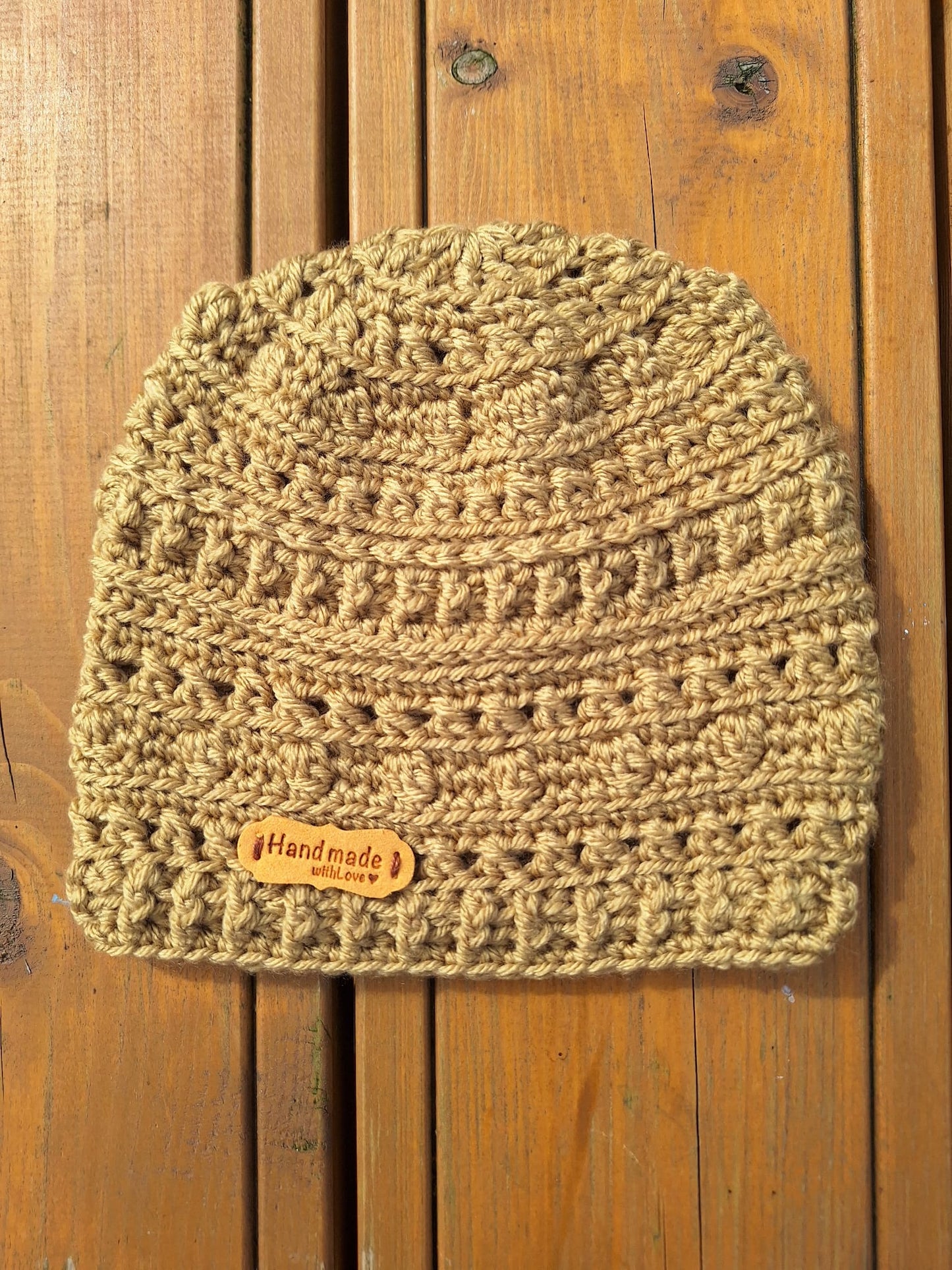 Crochet Beanie (Gold)