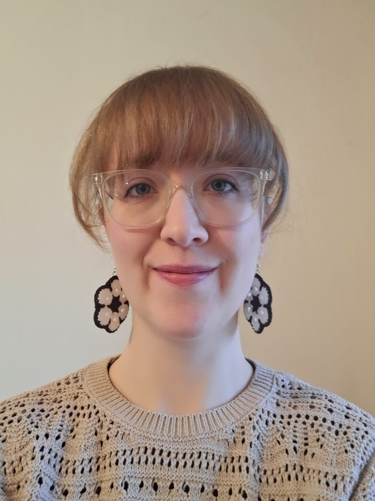 Earrings- Flower (African Flower)